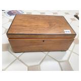BURLED WOOD BOX