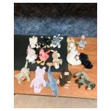 15 TY BEANIE BABIES MOST WITH TAGS