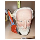 THE CIVIL WAR ULYSSES S GRANT TOBY MUG SIGNED,