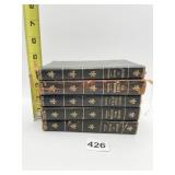 DUMAS LEATHER BOUND BOOKS INCL. THE 3 MUSKETEERS