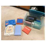 BIN OF TRAVEL GAMES INCLUDING PERFECTION AND