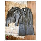 VINTAGE 90S BLACK LEATHER JACKETS, MINIMALIST,