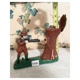 HUNTER MECHANICAL CAST IRON BANK