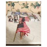 AMERICAN FLAGS, BASEBALL CARDS