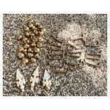 BRASS KNOBS, DOOR HANDLES, CAST DECORATIONS