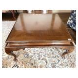 TIERED COFFEE TABLE MADE IN ITALY TURNED LEGS