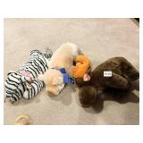 3 TY BEANIE BUDDIES STUFFED ANIMALS