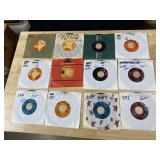 TWELVE 45 RECORDS AS PICTURED