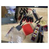 SCREW DRIVERS, PLIERS, LEVEL, ETC.