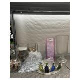 ANGEL CANDLE RING, FLOWER VASES