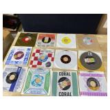 TWELVE 45 RECORDS AS PICTURED