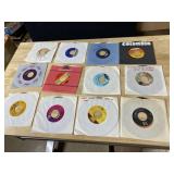 TWELVE 45 RECORDS AS PICTURED