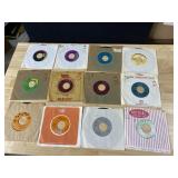 TWELVE 45 RECORDS AS PICTURED