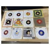 TWELVE 45 RECORDS AS PICTURED