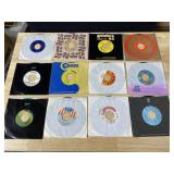 TWELVE 45 RECORDS AS PICTURED