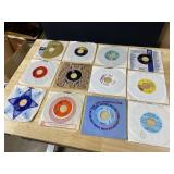 TWELVE 45 RECORDS AS PICTURED