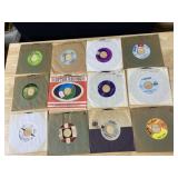 TWELVE 45 RECORDS AS PICTURED