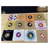 TWELVE 45 RECORDS AS PICTURED