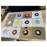 TWELVE 45 RECORDS AS PICTURED