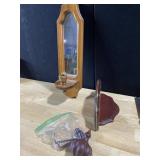 WALL SHELF, CANDLE HOLDER, TIE BACK