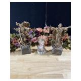 SWAG, RELIGIOUS FIGURINES, SOME DAMAGE AS SHOWN