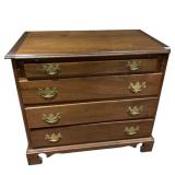 CUSTOM BUILT CHERRY CHEST W/ PULL OUT WRITING