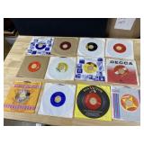TWELVE 45 RECORDS AS PICTURED