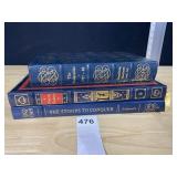 LEATHER BOUND BOOKS SHE STOOPS TO CONQUER, THE
