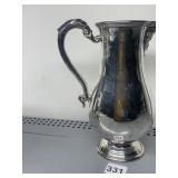 IRISH SILVER WATER PITCHER SEE HALLMARK MARKINGS