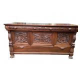 IMPRESSIVE SIDEBOARD- MASSIVE CARVINGS 2 DRAWERS