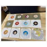 TWELVE 45 RECORDS AS PICTURED