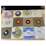 TWELVE 45 RECORDS AS PICTURED