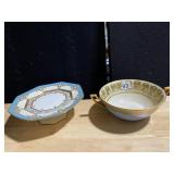 PEDESTAL PLATE, BOWL B&G FRANCE