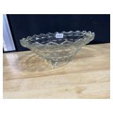 FOOTED BOWL INDIANA GLASS