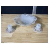 SERVING BOWL HAND PAINTED