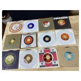 TWELVE 45 RECORDS AS PICTURED