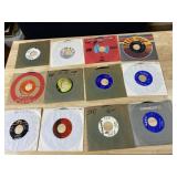 TWELVE 45 RECORDS AS PICTURED