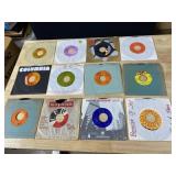 TWELVE 45 RECORDS AS PICTURED