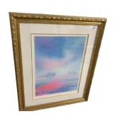 PRINT FIELD OF FLOWERS, 79/170 MEASURES 39.5" X