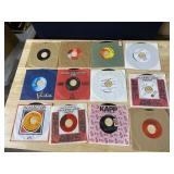TWELVE 45 RECORDS AS PICTURED
