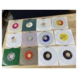 TWELVE 45 RECORDS AS PICTURED