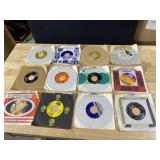 TWELVE 45 RECORDS AS PICTURED