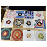 TWELVE 45 RECORDS AS PICTURED