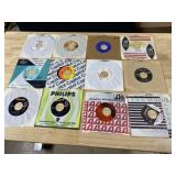 TWELVE 45 RECORDS AS PICTURED