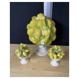 LEMON TREE WITH CANDLE HOLDERS MADE IN ITALY,