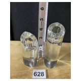 MCM PAIR CANDLE HOLDERS