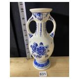 DELFT HOLAND VASE BLUE/WHITE