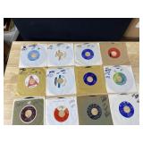 TWELVE 45 RECORDS AS PICTURED