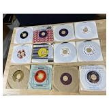 TWELVE 45 RECORDS AS PICTURED