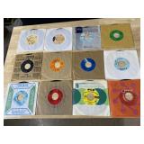TWELVE 45 RECORDS AS PICTURED